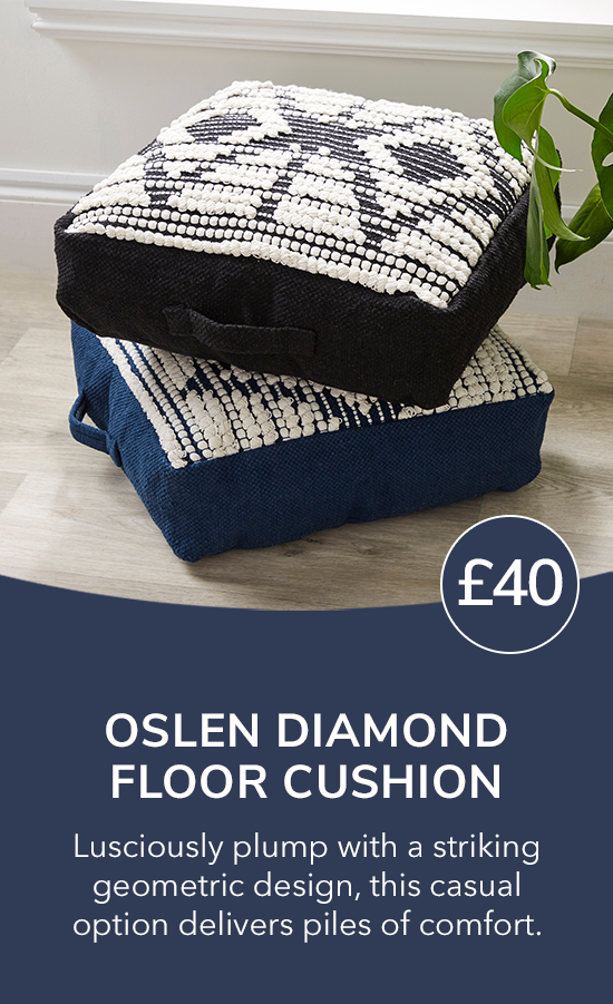 OLSEN DIAMOND FLOOR CUSHION